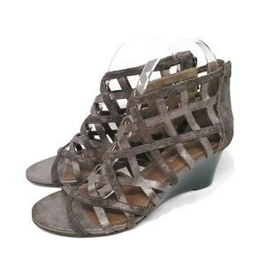 Donald Pliner Jordan Wedge Cage Heels Shoes 8N